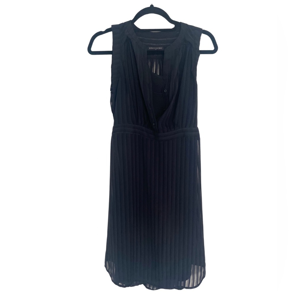 Banana Republic Pleated Chiffon Midi Dress – Size XS – Worn Once